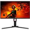 AOC G3 U32G3X/BK Monitor PC 80 cm (31.5") 3840 x 2160 Pixel 4K Ultra HD LED Nero, Rosso