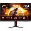 AOC G4 27G4HA Monitor PC 68,6 cm (27") 1920 x 1080 Pixel Full HD LED Nero, Rosso