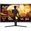 AOC G4 C32G42ZE Monitor PC 80 cm (31.5") 1920 x 1080 Pixel Full HD LED Nero, Rosso