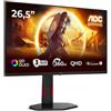 AOC G4 Q27G4SDR Monitor PC 67,3 cm (26.5") 2560 x 1440 Pixel Quad HD QD-OLED Nero, Rosso