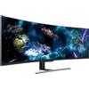 LC-Power LC-M49-DFHD-144-C-Q Monitor PC 124,5 cm (49") 3840 x 1080 Pixel UltraWide Full HD QLED Nero