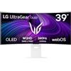 LG 39GX90SA-W Monitor PC 99,1 cm (39") 3440 x 1440 Pixel Wide Quad HD OLED Bianco
