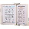 Tarifold Leggio antibatterico da muro + 10 buste - A4 - bianco - Tarifold - D05210