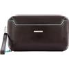 Piquadro Pochette Uomo Organizzata in Pelle Air® Connequ Blue Square