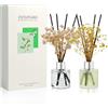 DIUFJAG Jasmine White Tea Gelsomino Gardenia - Diffusore Profumatore per Ambienti con 8 Bastoncini per Bagno,Appartamento 2 x 50ml