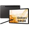 Samsung Galaxy Tab S8 128GB - Argento - WiFi + 5G - refurbished