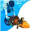 ZADCCS Scooter subacqueo, Motore subacqueo Sea Scooter Diving Equipment 300W Mini Water Elica Subacquea RC Submarine Booster
