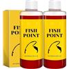 zoocco Fish Point Liquid, Concentrated Fish Attractant Spray, Fast-Acting Red Worm Formula, Supports Better Bite Response for Freshwater Fishing, 100ml (1ps)