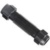 COOPHYA Connettore in Lega di Alluminio Nero da 28mm Resistente alla Ruggine con Due Tappi Filettati per Kayak e Barca Gonfiabile