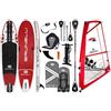 BRUNELLI 10,8 Windsurf Woven Double Layer iSUP Board gonfiabile Stand Up Paddle Set Checker 4,5 mq Rigg