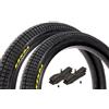 KHEbikes Kenda K1040 BMX - Set di pneumatici 20 x 2,25 pollici - circa 890 g - Copertoni in filo - inclusi tubi Kenda AV - ampio profilo - Park & Street