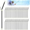 Editbar Set da 40 pezzi di Fishing Anti Tangle Boom - 20 cm Anti Tangle Boom con vortice, accessori per la pesca, per barche, lago e pesca in acque