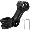 YATOSEEN Attacco Manubrio Regolabile 31,8 mm * 120 mm, ± 60 °, Rialzo per Manubrio MTB in Lega di Alluminio per Bici da Strada, MTB, BMX, Ciclismo con Chiave Esagonale