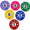 Leisis 0101080 Dischi di Sub numerati, Multicolore, Taglia Unica