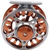 HUIOP Mulinello da Pesca a Mosca 2 Colori Lavorato con Precisione 7/8 Dimensioni con 3 Cuscinetti per Avventure di Pesca All'aperto