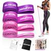 JAKKOFOXX Banda di supporto per stretching, fascia di resistenza, per esercizi portatili, allenamento muscolare, fisioterapia, unisex, resistente, per esercizi di sollevamento pesi (2,3-45,4 kg)