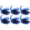 Generico Portacanne Multifunzione - Abs 4.5X3X1.5Cm 80G | 6 Pezzi Attrezzatura da Pesca Antiscivolo Riutilizzabile Multiuso, Porta Canna da Pesca, Jig Traina Casting River Lake Vacanze in Acque Profonde