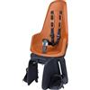 BOBIKE 8012100020 - Seggiolino posteriore ONE MAXI con sistema E-BD per bicicletta con ruote da 26" a 29" con attacco sul portapacchi in colore Marrone Cioccolato