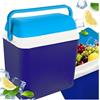 Kamai Coolbox Contenitore frigo passivo 32,5 l - Grande scatola termica senza elettricità per campeggio, picnic e spiaggia, contenitore termico con coperchio, mantiene le bevande fredde a lungo, gelato portatile da