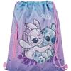 Undercover Sacca da ginnastica Disney Stitch & Angel, personalizzabile con nome, zaino sportivo per bambine e bambini, borsa per cambio biancheria asilo