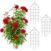 Relaxdays Griglie per rampicanti, Set da 4, 81 x 34 cm, Metallo, Supporto Piante e Rose, Giardino