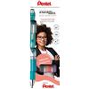 Pentel EnerGel XM BL77 - Penna gel con meccanismo a stampa, 4 pezzi, colori assortiti