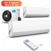 Midea Breezeless+ Dual Split 5,8 kW per 2 stanze fino a 17 mq 9.000 + 9.000 BTU