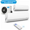 Midea Breezeless+ Dual Split 5,8 kW per 1 stanza fino a 17 mq e 1 fino a 23 mq 9.000 + 12.000 BTU