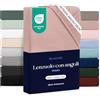 Dreamzie - Lenzuolo Sotto con Angoli 100x200cm - 100% Microfibra