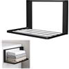 Chingcoo Mensola magnetica per lavatrice, estensibile, accessorio per lavatrice, 40,5 x 25 cm, stendibiancheria magnetica per asciugatrice, organizer per asciugamani, vestiti, biancheria sporca (nero)