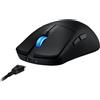 ASUS Mouse Gaming ASUS ROG Harpe Ace Mini - Wireless/BT/Cablato USB, sensore ottico ROG AimPoint Pro da 42.000 dpi, Ultraleggero, Colore Nero