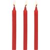 Master Series Fire Sticks Fetish Drip Candles Set of 3 Red