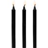 Master Series Dark Drippers Fetish Drip Candles Set of 3 Black