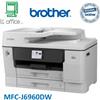 Brother MULTIFUNZIONE BROTHER INK MFC-J6960DW DUPLEX LAN USB WiFi FAX LCD 8,8cm