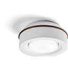 Tecnico by Sforzin ELLADE Lampada da soffitto 1 luce attacco GX53 in gesso bianco con rifinitura Bronzo