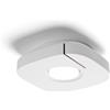 Tecnico by Sforzin SARDIS Lampada da soffitto 1 luce attacco GX53 in gesso bianco con rifinitura Bronzo satinato