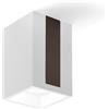 Tecnico by Sforzin THERA Lampada da soffitto 1 luce attacco GU10 in gesso bianco con rifinitura Bronzo