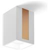 Tecnico by Sforzin THERA Lampada da soffitto 1 luce attacco GU10 in gesso bianco con rifinitura Rame
