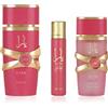 Lattafa Yara Candy EDP 100 ml + EDP MINI 12 ml + Spray per capelli 50 ml