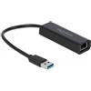 DeLOCK - Netzwerkadapter - USB 3,1 Gen 1 - 100M/1G/2,5G Gigabit Ethernet - Schwarz (66299)