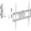 myWALL My Wall Supporto a parete completamente mobile per TV LCD per schermi da 32" a 55" (81 - 140 cm), carico fino a 50 kg, bianco