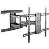 myWALL My Wall Supporto a parete completamente mobile per TV LCD per schermi da 50" a 100" (127 - 254 cm), carico fino a 70 kg, adatto anche per TV curvi, perfetto per il montaggio ad angolo