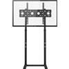 WISFOR Supporto per TV Supporto per TV per monitor LCD LED da 32" a 65", regolabile in altezza, VESA max 600x400mm, fino a 40kg