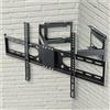 Unho WISFOR Supporto da parete per TV, supporto angolare girevole e inclinabile per TV LED LCD Plasma 32" - 65" Max 35Kg VESA 600x400
