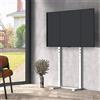 WISFOR Supporto TV WISFOR per schermi LCD LED plasma da 32 a 100 pollici - capacità di carico 40 kg, VESA max. 800x400 mm, bianco