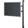 Wissmann Supporto TV di design Wissmann solution art 121-3 (nero) per TV da 65" a 85"