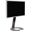 Wissmann Supporto TV di design Wissmann omega art 111-R-1 (argento) per TV da 40" a 60"