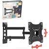 HomeShopXL Supporto TV Delight ruotabile e inclinabile - max. VESA 200x200 mm - adatto per 15 - 42" pollici - max. 30KG