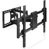 WISFOR Supporto a parete per TV Pivotable Tiltable Rotatable max.VESA 700x400mm per TV o monitor piatto 4K LCD LED OLED da 30-85 pollici (76-216cm) fino a 45kg