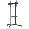 VDD Supporto TV VDD Gaming - Treppiede TV - Treppiede mobile - Girevole - Staffa per TV - Regolabile in altezza - Per schermi da 37" a 70" - Nero